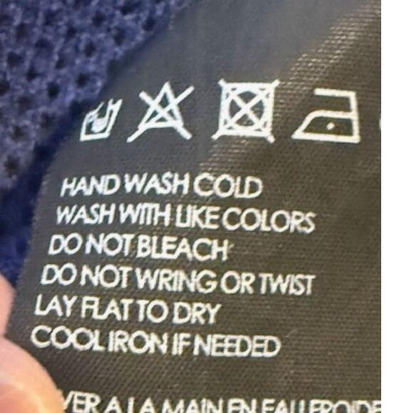 Club Monaco Blue Black Colorblock Sweater Dress Small Long Sleeve Knit - Picture 10 of 10